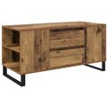 vidaXL Konferenčný stolík Staré drevo 102 x 44,5 x 50 cm
