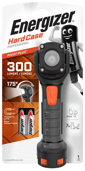 Energizer ručné pracovné LED svietidlo HardCase Pivot 2 x AA