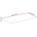 vidaXL Stolová doska živá hrana 120x60x2,5 cm masívne mango