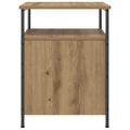 vidaXL Nočné stolíky 2 ks dub artisan 44x45x60 cm kompozitné drevo