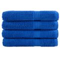 vidaXL Prémiové uteráky do sauny SOLUND 4 ks modré 80x200 cm 600 g/m2