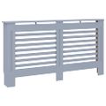 vidaXL Kryt na radiátor antracitový 152x19x81,5 cm MDF