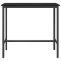 vidaXL stôl Čierny dub 100 x 50 x 90,5 cm Inžinierske drevo a oceľ