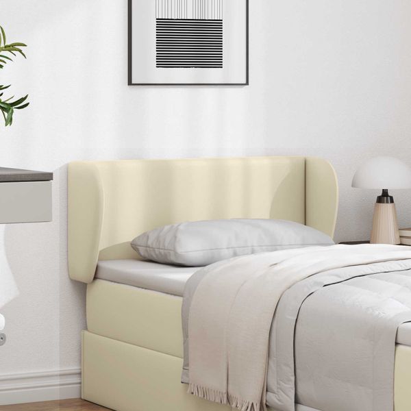 vidaXL Ušný čelník Krémová 40 x 23 x 6 cm PVC