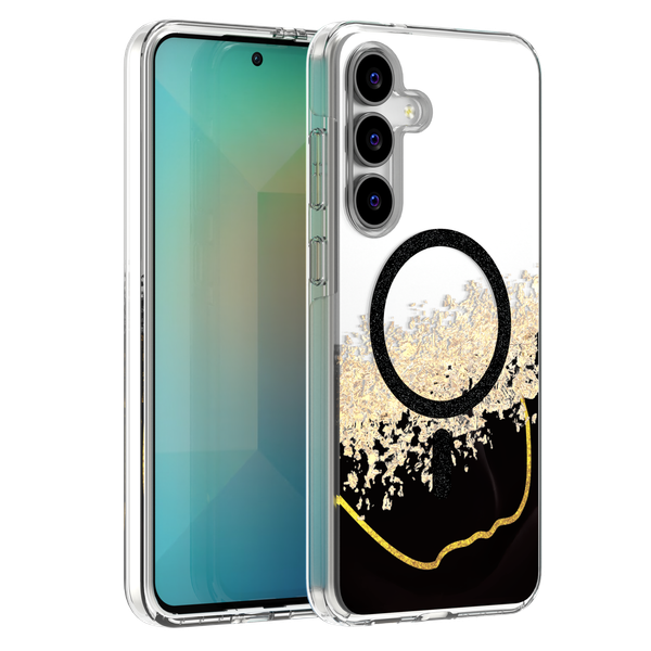Epoxidové magnetické puzdro pre Samsung Galaxy S25 FE čierne