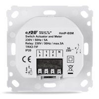 Homematic IP  Spínací akční člen s měřením - 5A, zápustná montáž - HmIP-BSM