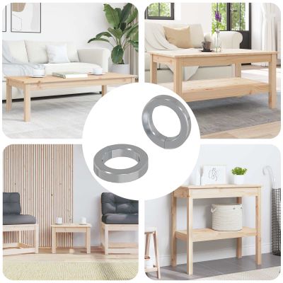 vidaXL Pružinová podložka 2 pcs Biela 13 x 1 mm Železo