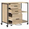 vidaXL Kabinet s nabíjacou stanicou 76 x 41 x 72 cm Kompozitné drevo