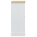 vidaXL Úložné truhlice so zásuvkou Corona Biely 92 x 48 x 114 cm