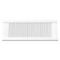 vidaXL Dvierka skriniek Louvred Design 4 ks Biela 69x29,5 cm