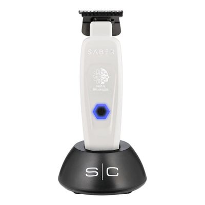 Profesionálny kontúrovací strojček STYLECRAFT Saber trimmer White