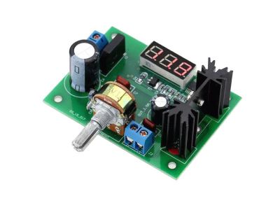 Napájacie modul, stabilizovaný zdroj s LM317 a voltmetrom