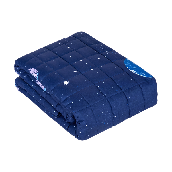 Záťažová deka Rebel RBY-2000-4   4 kg (100x150 cm) vesmír