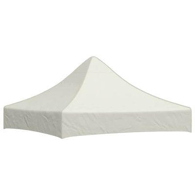 vidaXL Strecha na párty stan 2x2 m, krémová 270 g/m²