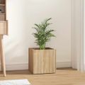vidaXL Kvetináč vo farbe dubu sonoma 40x40x40 cm spracované drevo