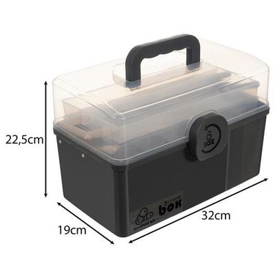 Organizér na lieky Ruhhy 24499, 32x22, 5x19cm, plastový box Organizér na léky Ruhhy 24499, 32x22,5x19cm, plastový box