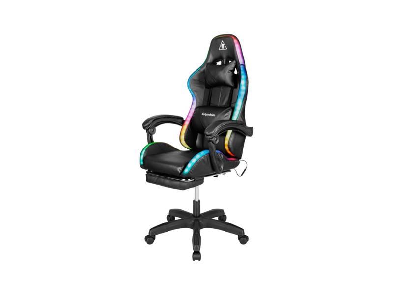 Herné kreslo KRUGER & MATZ GX-150 RGB čierne