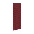 vidaXL Plisovaná roleta bordová červená 50x150 cm šírka látky 49,4 cm polyester