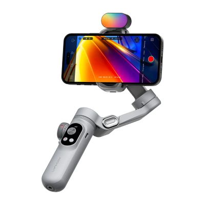 Stabilizátor AOCHUAN X Pro s RGB osvetlením (sivý)