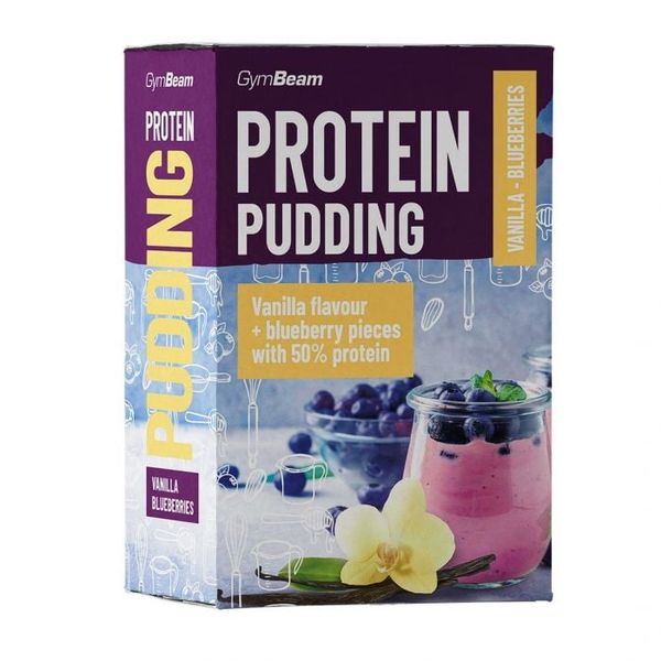 Proteínový puding - GymBeam, vanilka čučoriedky