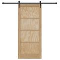 vidaXL Posuvné dvere ORKDAL 86 x 198,5 cm Borovicový masív