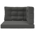 vidaXL Vankúš na vonkajšiu pohovku Polyester Antracitová 80 x 80 cm