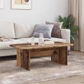 vidaXL Konferenčný stolík Staré drevo 93 x 53 x 33 cm Kompozitné drevo