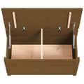 vidaXL Úložný box medovo-hnedý 80x40x45,5 cm masívna borovica