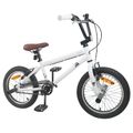 vidaXL BMX Bicykel 20 Palcov pre nad 9 rokov Biela