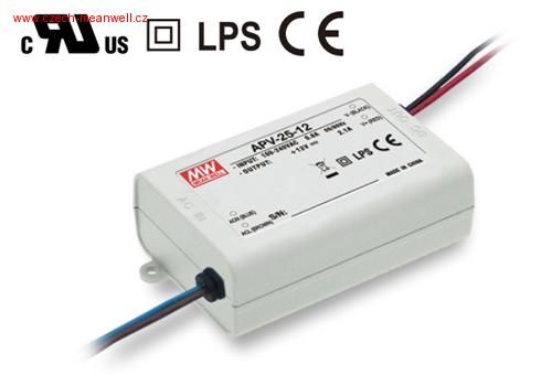 MEANWELL - APV-25-12 - napájací zdroj 12V 25W