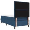 vidaXL Posteľ s pružinovým rámom Modrá 80 x 200 cm látka