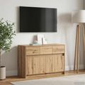 vidaXL TV skrinka 91 x 34 x 61 cm Dub artisan Kompozitné drevo