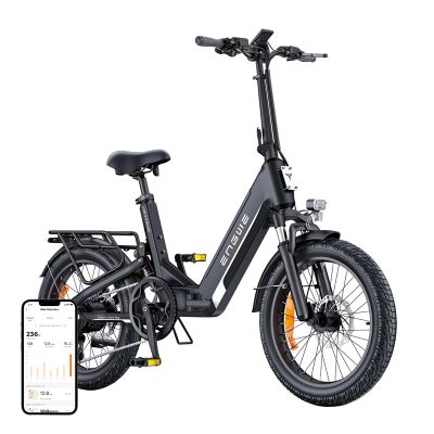 Elektrický bicykel ENGWE L20 3.0 BOOST 250 W s 20-palcovými kolesami (čierny)