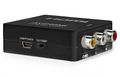 NEDIS prepočítavací zmesového videa na HDMI/ 3x RCA/ čierny Adaptér, 3x zásuvka RCA (Cinch) - zásuvka HDMI, USB napájanie, čierny