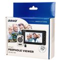 Dverné kukátko ORNO OR-WIZ-1106, digitalné so zvončekom, 4,2" LCD, nahrávanie Dveřní kukátko ORNO OR-WIZ-1106, digitalní se zvonkem, 4,2" LCD, nahrávání
