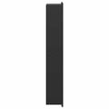 vidaXL Sprchový výklenok Čierna 60 x 20 x 9,5 cm Nehrdzavejúca oceľ