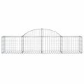 vidaXL Oblúkový gabionový kôš 200x50x40/60 cm pozinkované železo