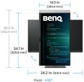 BENQ 27" LED RD270Q/ 2560x1600/ IPS panel/ 1300:1/ 5ms/ HDMI/ DP/USB-C/Pivot/výškově nast./ eye care features/ černý BENQ 27" LED RD270Q/ 2560x1600/ IPS panel/ 1000:1/ 5ms/ HDMI/ DP/USB-C/Pivot/výškove nast./ eye care features/ cerný