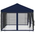 vidaXL Altánok so stenami 6 x 3 m Modrá Polyester a oceľ 190 gsm