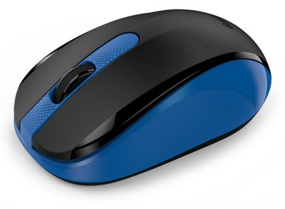 GENIUS NX-8008S/ 1200 dpi/ bezdrôtová/ tichá/ BlueEye senzor/ modrá Myš, bezdrôtová, optická, 1200dpi, 3 tlačidlá, USB, modro-cierna