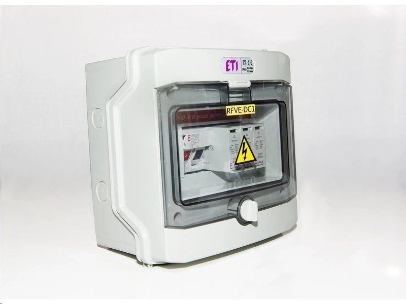 Rozvádzač ETI 001105400 RFVE-DC1-1-T12 1 string IP65 (DC pre FVE)