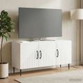 vidaXL TV skrinka Biela 99 x 34,5 x 50 cm Kompozitné drevo