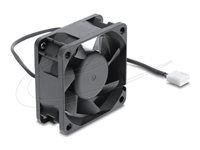 Delock - Ventilátor skrine - axiálny - 60 mm - čierna