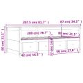 vidaXL Denná posteľ s matracom voskovo hnedá 80x200cm masívna borovica