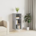 vidaXL Komoda betónovo sivá 34,5x32,5x90 cm kompozitné drevo