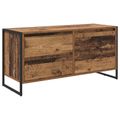 vidaXL TV skrinka 100 x 36 x 49.5 cm Staré drevo Kompozitné drevo