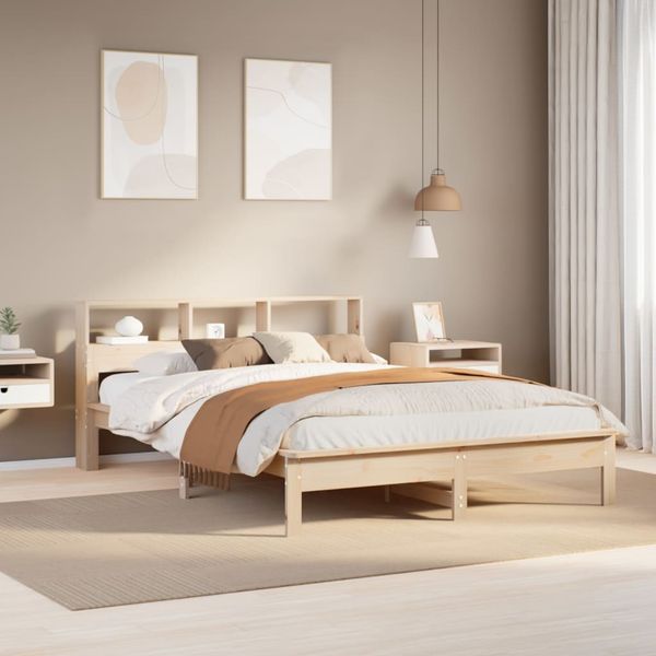 vidaXL Posteľ bez matraca 140x200 cm masívna borovica