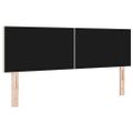 vidaXL LED hlavová doska Krémová 144 cm Kordúrová tkanina