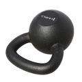 Liatinový kettlebell HMS KZG12 12 kg, čierny