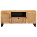 vidaXL TV skrinka Hnedá 105 x 33 x 46 cm Masívne mango drevo